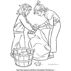 Coloring page: Fall season (Nature) #164106 - Free Printable Coloring Pages