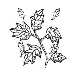 Coloring page: Fall season (Nature) #164107 - Free Printable Coloring Pages