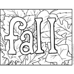 Coloring page: Fall season (Nature) #164108 - Free Printable Coloring Pages