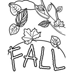 Coloring page: Fall season (Nature) #164115 - Free Printable Coloring Pages