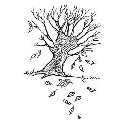 Coloring page: Fall season (Nature) #164119 - Free Printable Coloring Pages