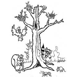 Coloring page: Fall season (Nature) #164127 - Free Printable Coloring Pages