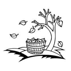 Coloring page: Fall season (Nature) #164190 - Printable coloring pages