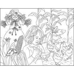 Coloring page: Fall season (Nature) #164192 - Free Printable Coloring Pages