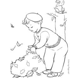 Coloring page: Fall season (Nature) #164216 - Free Printable Coloring Pages