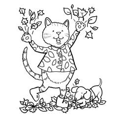 Coloring page: Fall season (Nature) #164230 - Free Printable Coloring Pages