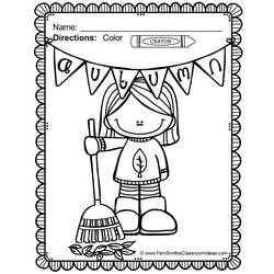 Coloring page: Fall season (Nature) #164237 - Free Printable Coloring Pages