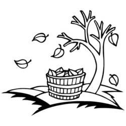 Coloring page: Fall season (Nature) #164280 - Printable coloring pages
