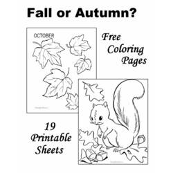 Coloring page: Fall season (Nature) #164313 - Free Printable Coloring Pages