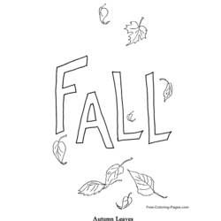 Coloring page: Fall season (Nature) #164319 - Free Printable Coloring Pages