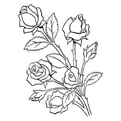 Coloring page: Flowers (Nature) #154976 - Free Printable Coloring Pages