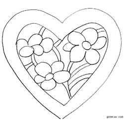 Coloring page: Flowers (Nature) #155008 - Free Printable Coloring Pages