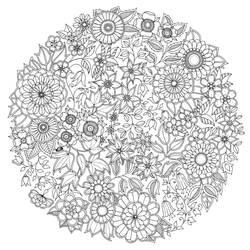 Coloring page: Flowers (Nature) #155020 - Free Printable Coloring Pages