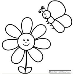 Coloring page: Flowers (Nature) #155031 - Free Printable Coloring Pages