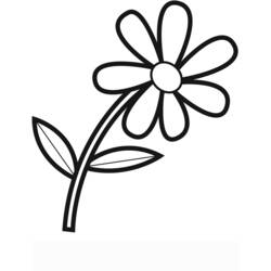 Coloring page: Flowers (Nature) #155041 - Printable coloring pages