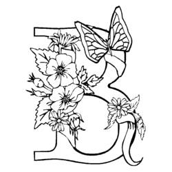 Coloring page: Flowers (Nature) #155059 - Free Printable Coloring Pages