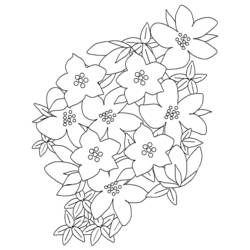 Coloring page: Flowers (Nature) #155063 - Free Printable Coloring Pages