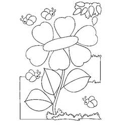 Coloring page: Flowers (Nature) #155068 - Free Printable Coloring Pages