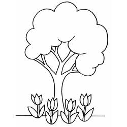 Coloring page: Flowers (Nature) #155071 - Free Printable Coloring Pages