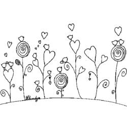 Coloring page: Flowers (Nature) #155074 - Free Printable Coloring Pages