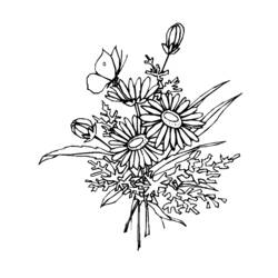 Coloring page: Flowers (Nature) #155117 - Free Printable Coloring Pages
