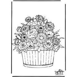 Coloring page: Flowers (Nature) #155120 - Free Printable Coloring Pages