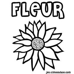 Coloring page: Flowers (Nature) #155132 - Printable coloring pages
