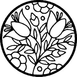 Coloring page: Flowers (Nature) #155136 - Free Printable Coloring Pages