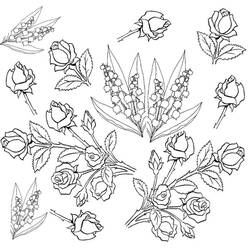 Coloring page: Flowers (Nature) #155161 - Free Printable Coloring Pages