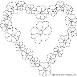 Coloring page: Flowers (Nature) #155188 - Printable coloring pages