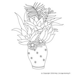 Coloring page: Flowers (Nature) #155232 - Free Printable Coloring Pages