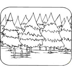 Coloring page: Forest (Nature) #157012 - Free Printable Coloring Pages