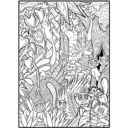 Coloring page: Forest (Nature) #157017 - Free Printable Coloring Pages