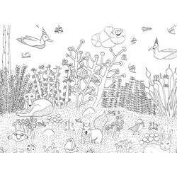 Coloring page: Forest (Nature) #157113 - Free Printable Coloring Pages