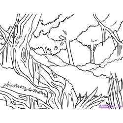 Coloring page: Forest (Nature) #157202 - Free Printable Coloring Pages