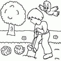 Coloring page: Garden (Nature) #166384 - Printable coloring pages