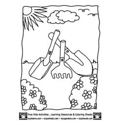 Coloring page: Garden (Nature) #166425 - Free Printable Coloring Pages