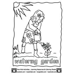 Coloring page: Garden (Nature) #166427 - Free Printable Coloring Pages