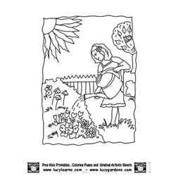 Coloring page: Garden (Nature) #166480 - Free Printable Coloring Pages