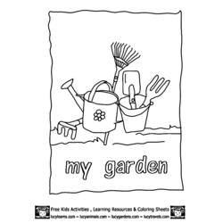 Coloring page: Garden (Nature) #166485 - Free Printable Coloring Pages