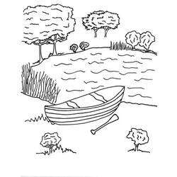 Coloring page: Lake (Nature) #166069 - Printable coloring pages