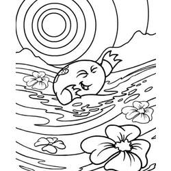 Coloring page: Lake (Nature) #166095 - Free Printable Coloring Pages
