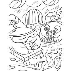 Coloring page: Lake (Nature) #166101 - Free Printable Coloring Pages