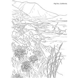 Coloring page: Lake (Nature) #166186 - Free Printable Coloring Pages