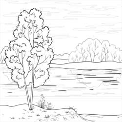 Coloring page: Landscape (Nature) #165803 - Printable coloring pages