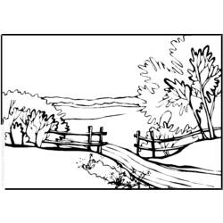 Coloring page: Landscape (Nature) #165814 - Printable coloring pages