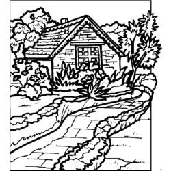 Coloring page: Landscape (Nature) #165871 - Printable coloring pages