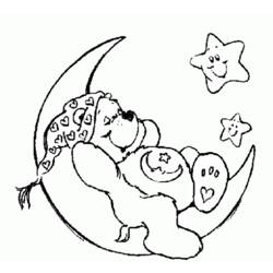 Coloring page: Moon (Nature) #155607 - Free Printable Coloring Pages