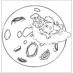 Coloring page: Moon (Nature) #155681 - Free Printable Coloring Pages