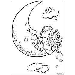 Coloring page: Moon (Nature) #155708 - Free Printable Coloring Pages